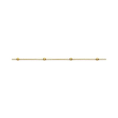 Chaîne forçat Arthus Bertrand en or jaune, 60cm