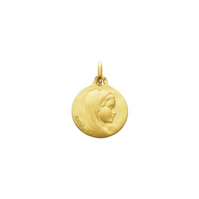 Médaille Augis Vierge en or jaune, 16mm