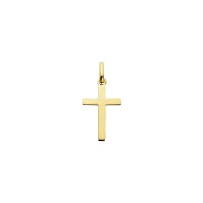 Pendentif Croix Augis en or jaune, 16x11mm