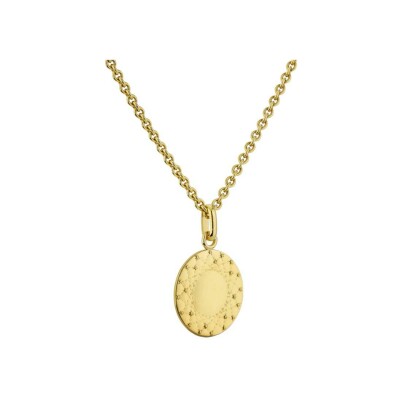 Médaille Arthus Bertrand Étoilée en or jaune poli, 16 mm