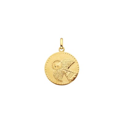 Médaille Arthus Bertrand Colombe en Majesté en or jaune poli, 18 mm