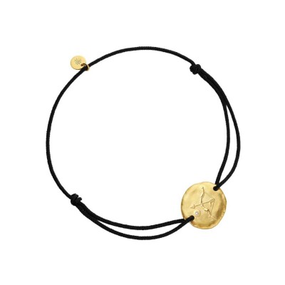 Bracelet Arthus Bertrand Astro Sagittaire en or jaune et diamant
