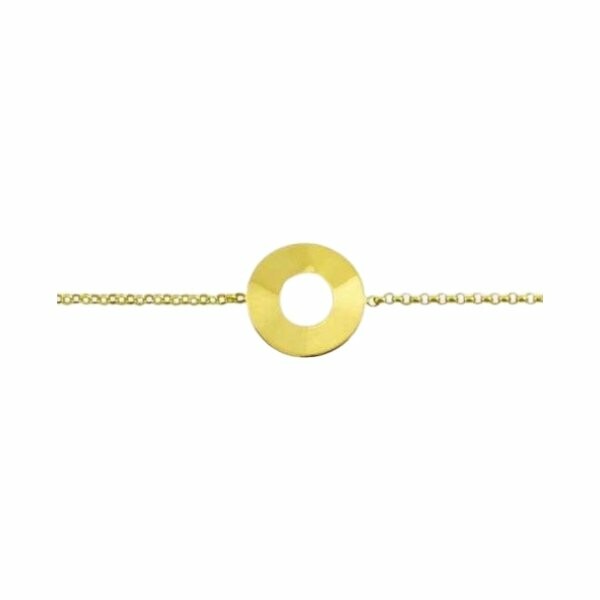 Arthus Bertrand Pastille Curb Chain, yellow gold, 14cm