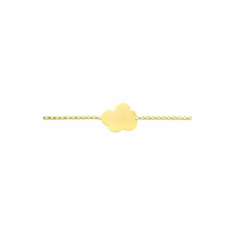 Arthus Bertrand Cloud curb chain, yellow gold, 14cm