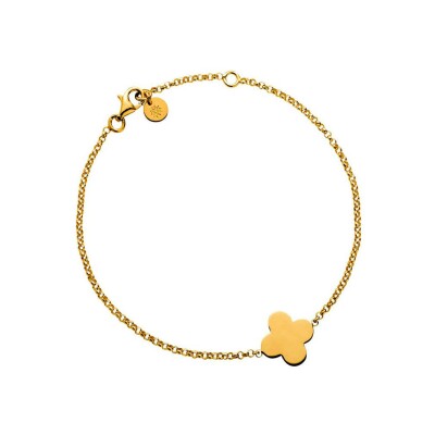 Gourmette Arthus Bertrand Bracelet Identité en or jaune