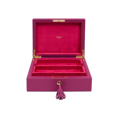 Rapport London Charlotte Jewellery Box-Purple