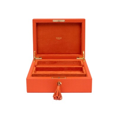 Rapport London Charlotte Jewellery Box-Orange