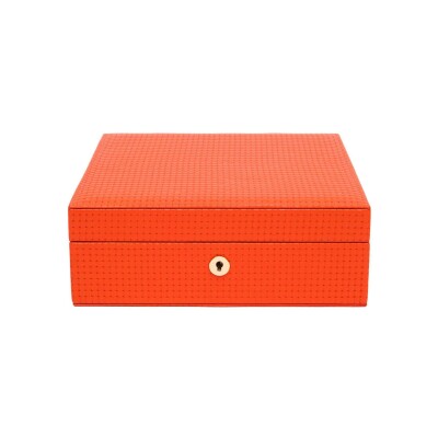 Rapport London Charlotte Jewellery Box-Orange