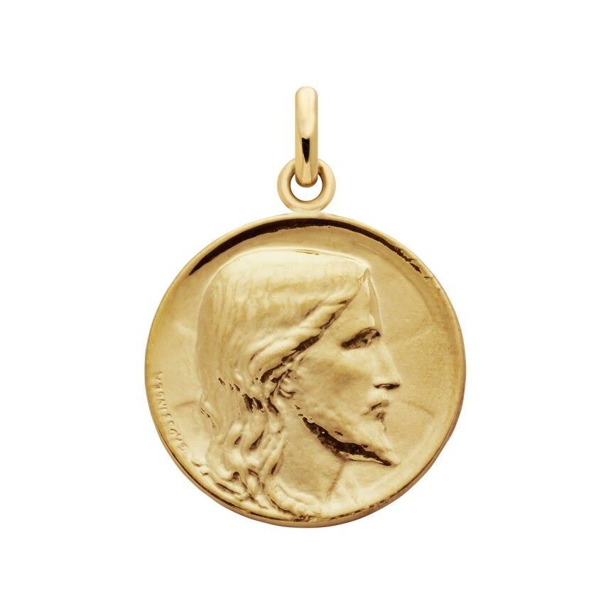 Médaille Arthus Bertrand Christ de Grossinger 18 mm or jaune poli