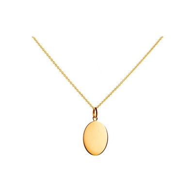 Pendentif Arthus Bertrand Rond Uni en or jaune poli, 12 mm