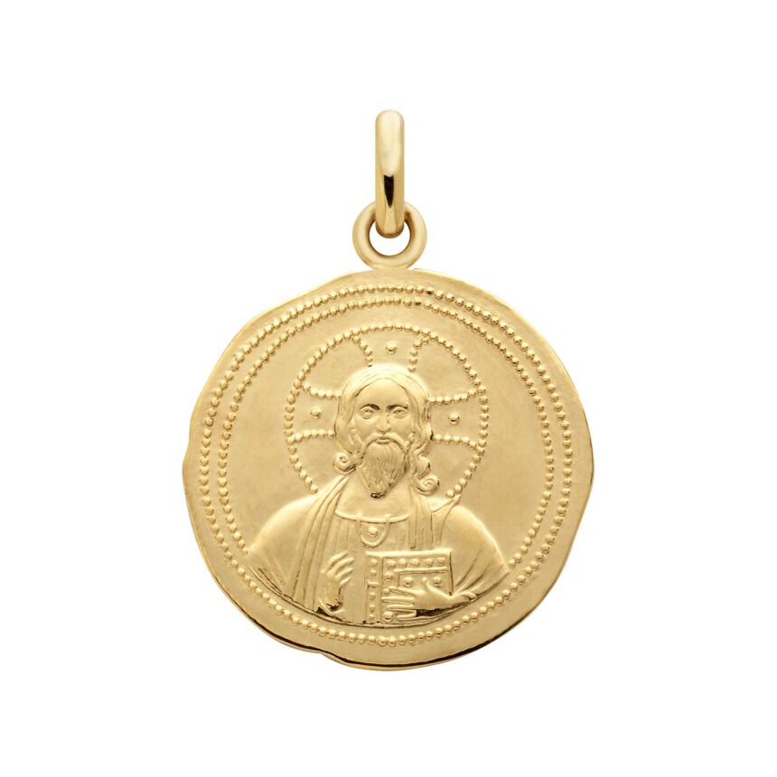 Médaille Arthus Bertrand Christ de Constantinople 18 mm or jaune poli