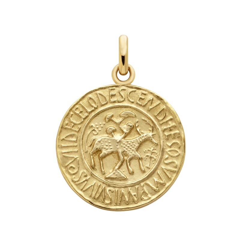 Arthus Bertrand Host of Carthage medal, 18mm, polished yellow gold