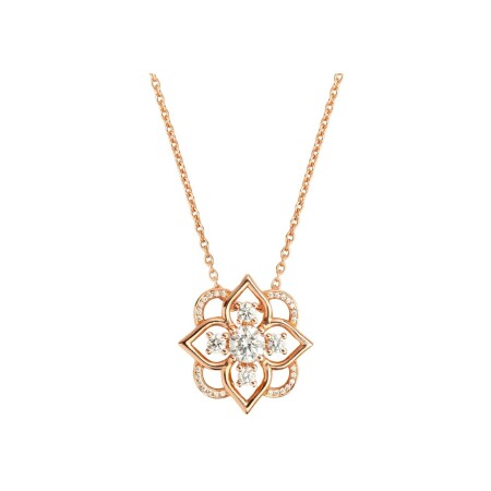 Collier Mellerio Giardino en or rose et diamants