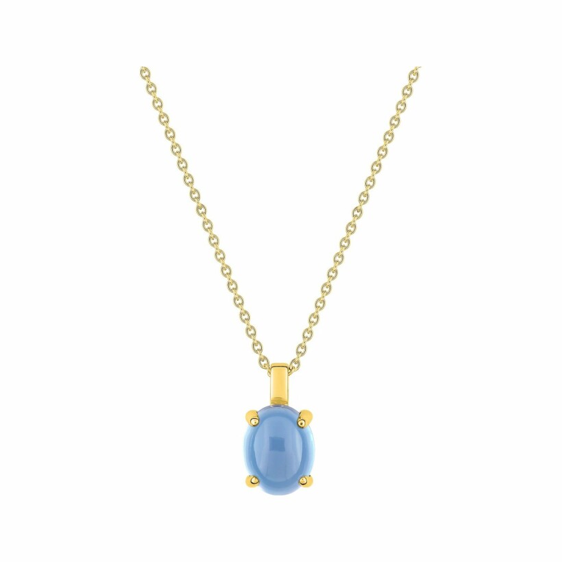 Collier en or jaune et topaze Blue London