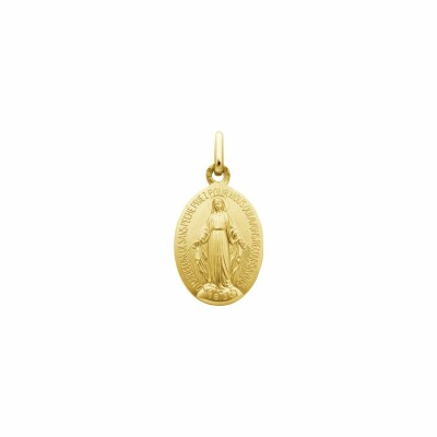 Médaille Augis Miraculeuse en or jaune, 13mm