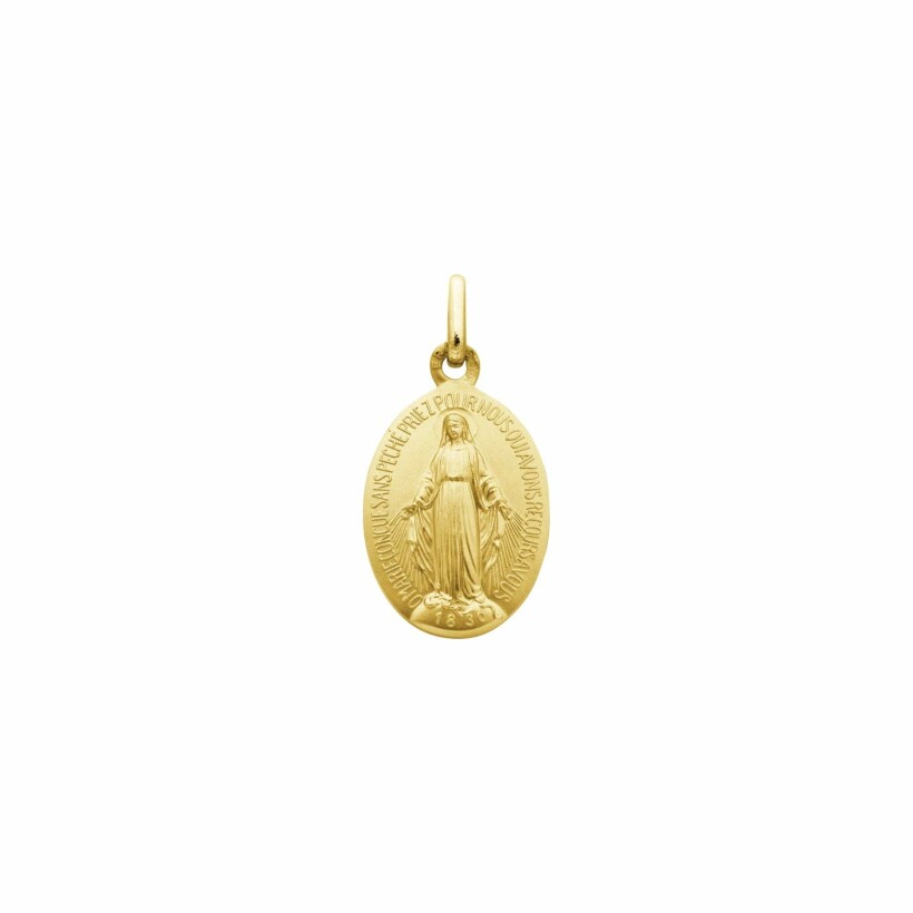 Médaille Augis Miraculeuse en or jaune, 17mm