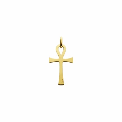 Médaille Augis Croix Egyptienne en or jaune, 23x13mm