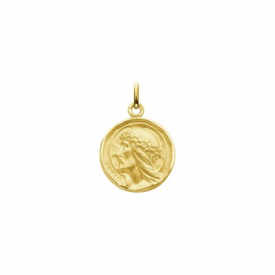 Médaille Augis Ecce Homo en or jaune, 18mm