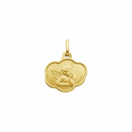 Médaille Augis Ange nuage en or jaune, 16mm