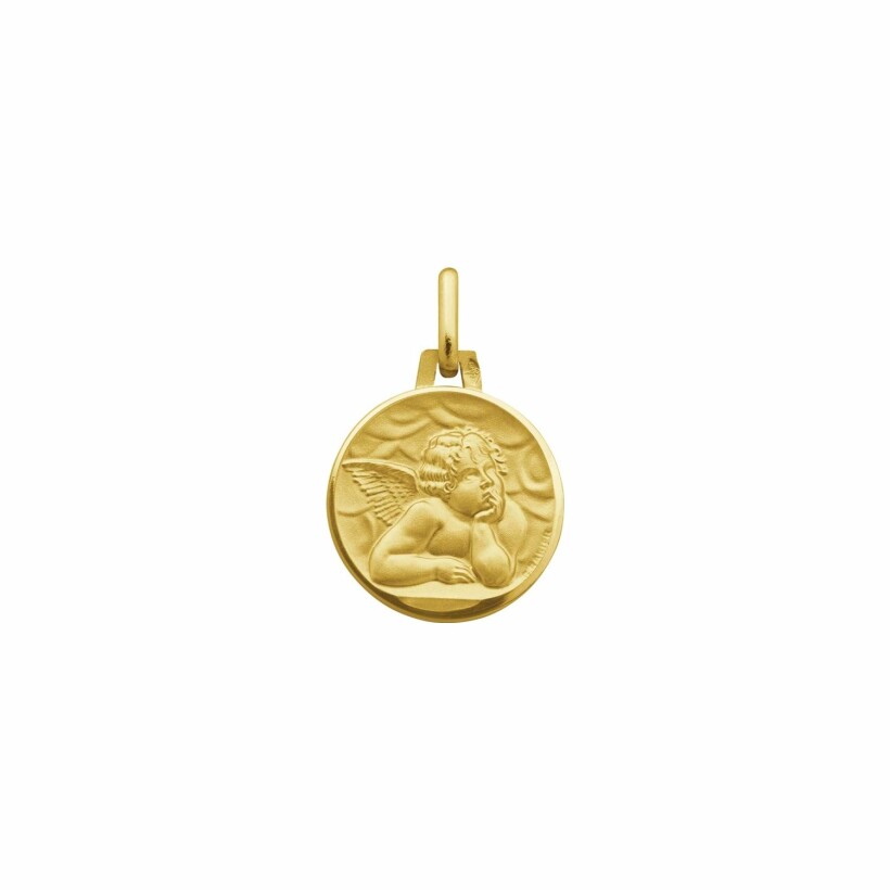 Médaille Augis Ange en or jaune, 14mm