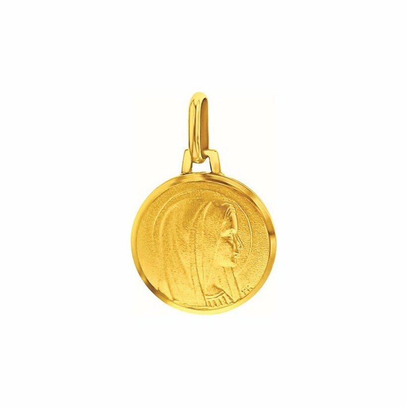 Médaille de baptême Augis Vierge en or jaune, 14mm