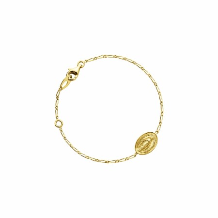 Bracelet Augis Miraculeuse en or jaune, 14cm