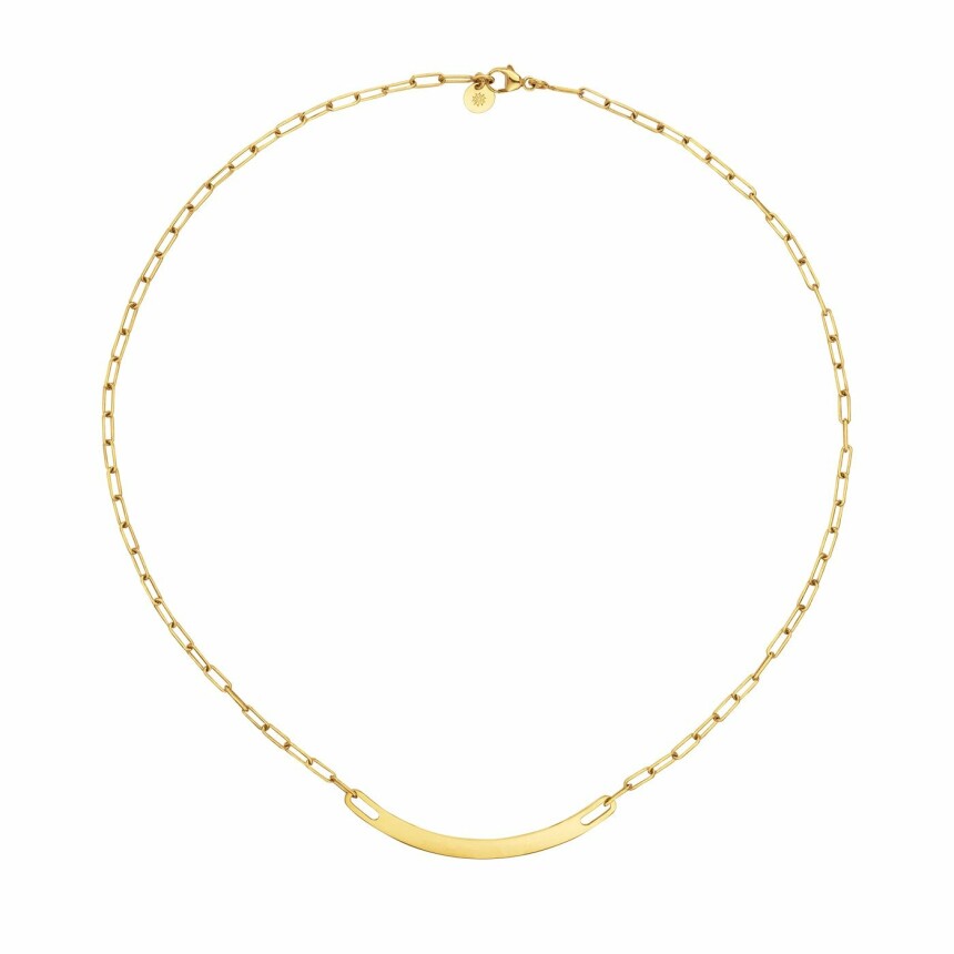 Collier Arthus Bertrand Twenty PM 42cm Or Jaune