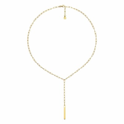 Collier Arthus Bertrand Twenty Cravate 45cm Or Jaune