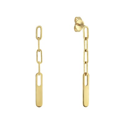 Boucles d'oreilles Arthus Bertrand Twenty Or Jaune