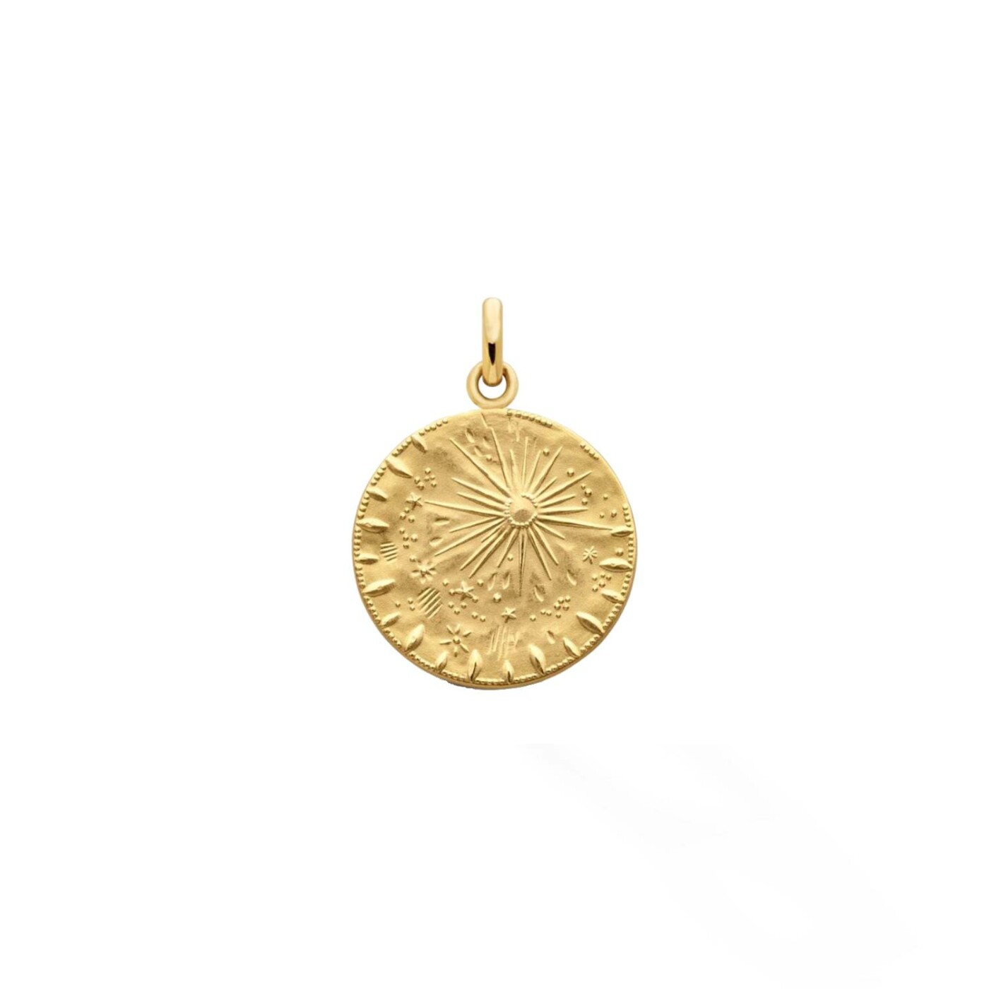 Médaille Arthus Bertrand Pluie d'Etoiles en or jaune poli, 18mm