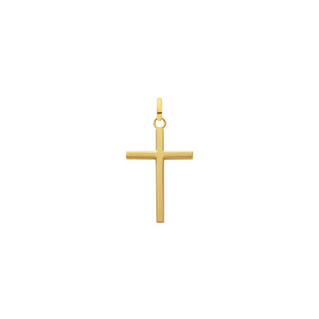 Arthus Bertrand Large Model cross pendant in polished yellow gold