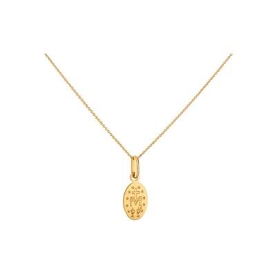 Médaille Arthus Bertrand Les Miraculeuses Vierge en or jaune, 10mm
