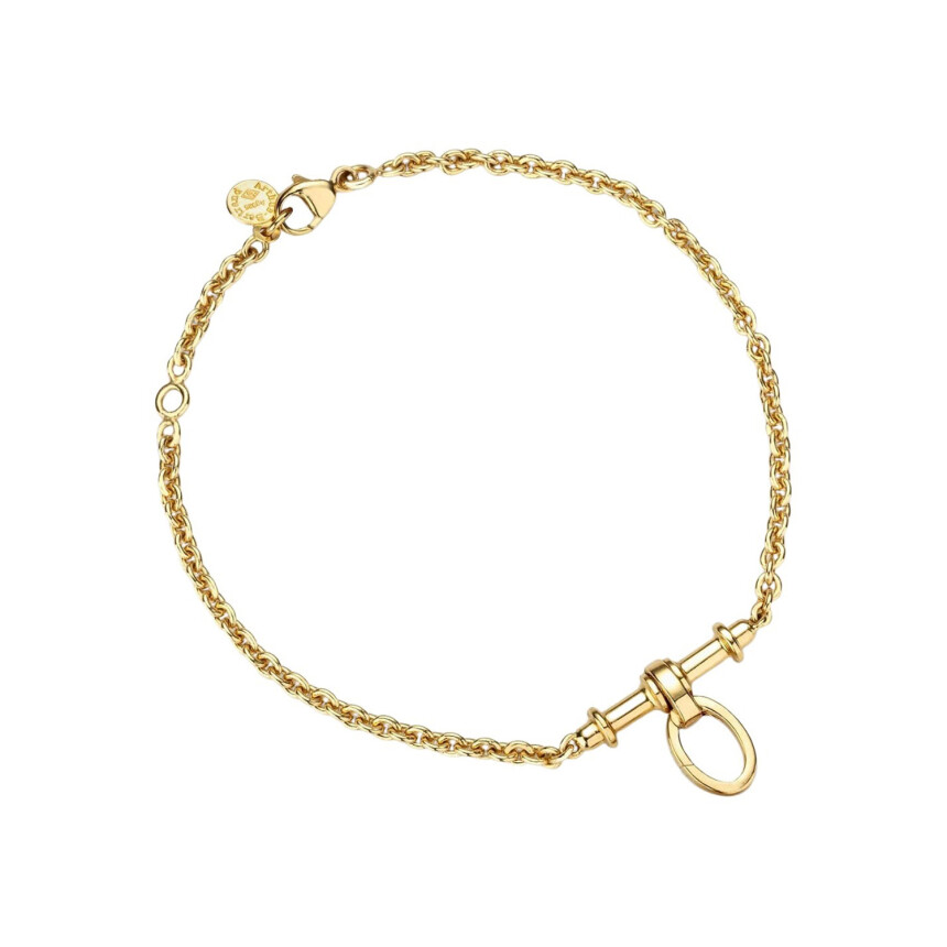 Arthus Bertrand trapeze bracelet, polished yellow gold