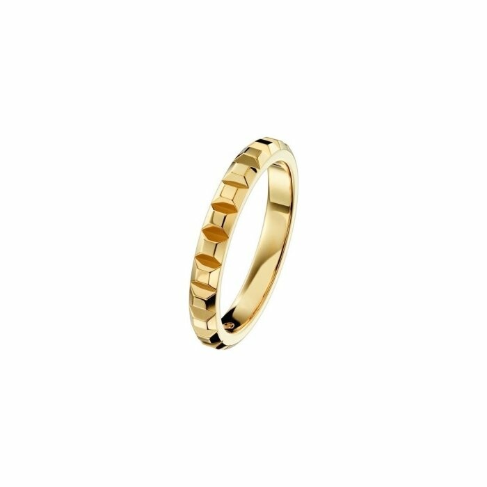 Boucheron Clou de Paris wedding ring, yellow gold