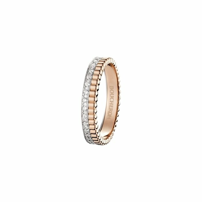 Boucheron Quatre Radiant Edition wedding ring, white gold