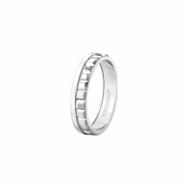 Boucheron Quatre Radiant Edition wedding ring, white gold