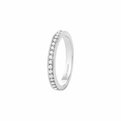 Alliance Boucheron Beloved en platine et diamants