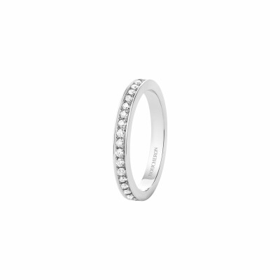 Alliance Boucheron Beloved en platine et diamants