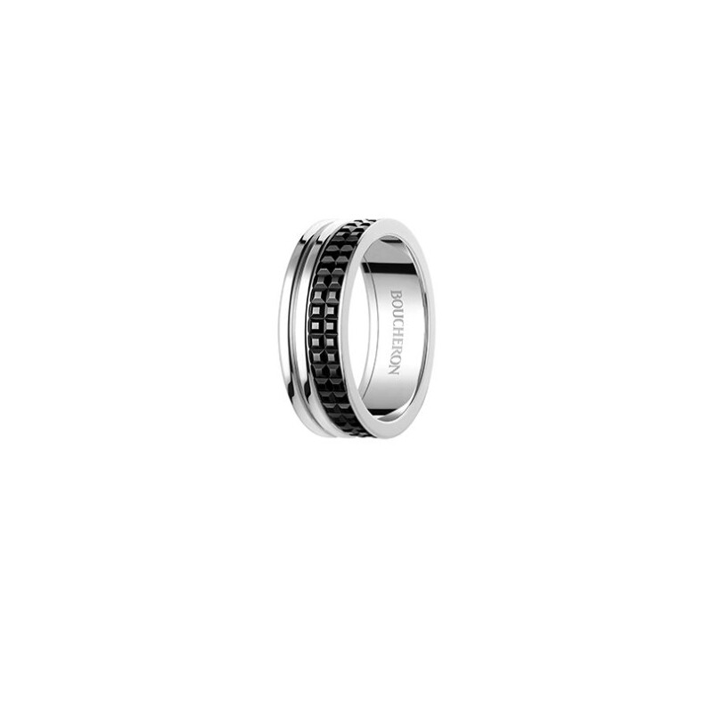 Boucheron Quatre Black Edition wedding ring, big model