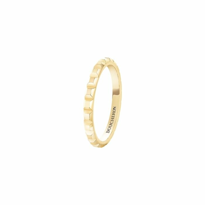 Boucheron Clou de Paris wedding ring, yellow gold