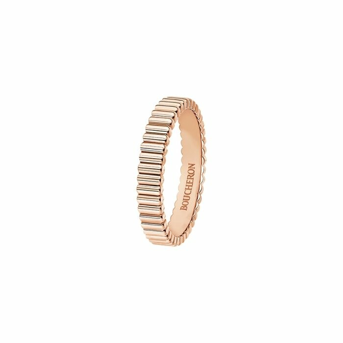 Boucheron Quatre wedding ring, pink gold