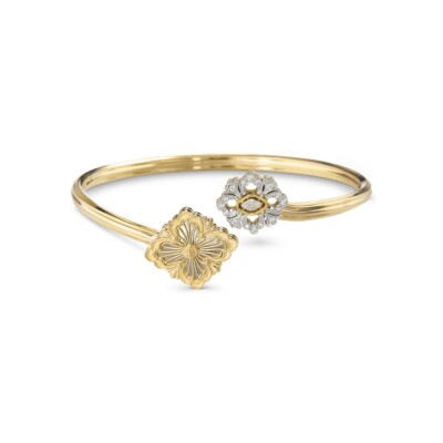 Bracelet Buccellati Opera Tulle en or jaune, or blanc, diamant et nacre