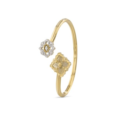 Bracelet Buccellati Opera Tulle en or jaune, or blanc, diamant et nacre