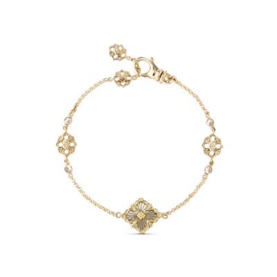 Bracelet Buccellati Opera Tulle en or jaune et nacre