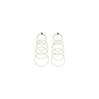 Boucles d'oreilles Buccellati Hawaii en or jaune