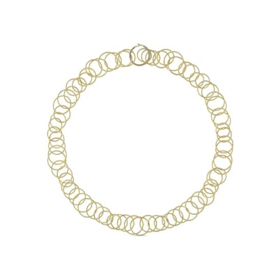 Buccellati Hawaii in yellow gold necklace