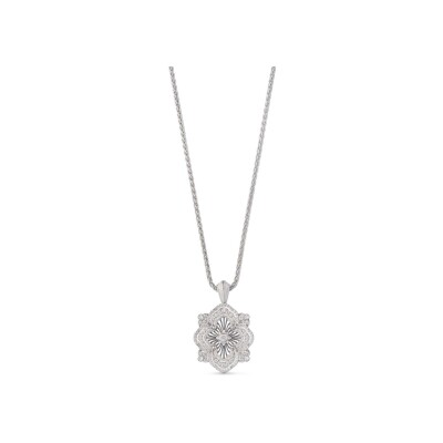 Pendentif Buccellati Opera Tulle en or blanc et diamant