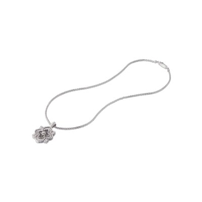 Pendentif Buccellati Opera Tulle en or blanc et diamant