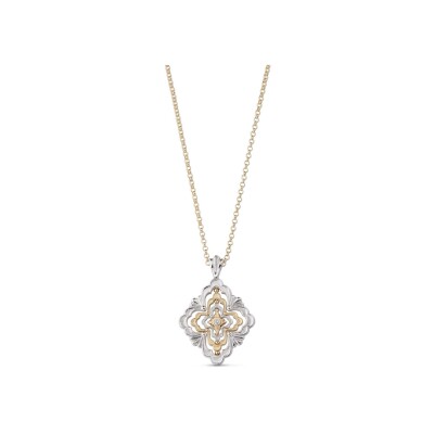 Pendentif Buccellati Opera en or blanc, or jaune et diamant