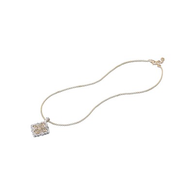 Pendentif Buccellati Opera en or blanc, or jaune et diamant